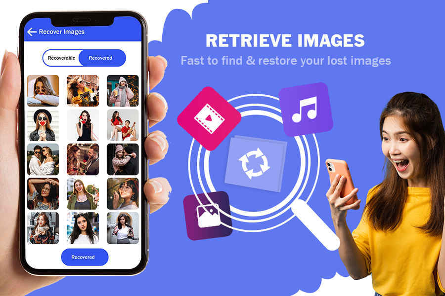 Recover Deleted Photos - Files - عکس برنامه موبایلی اندروید