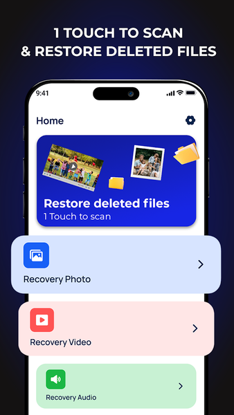 File Recovery, Photo Recovery - عکس برنامه موبایلی اندروید