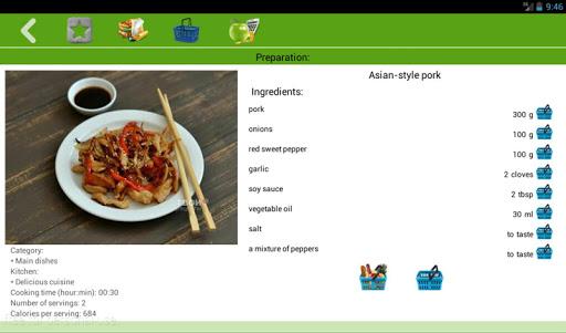 Delicious recipes - عکس برنامه موبایلی اندروید