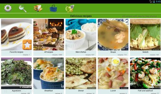 Delicious recipes - عکس برنامه موبایلی اندروید