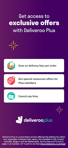 Deliveroo: Food Delivery UK - عکس برنامه موبایلی اندروید