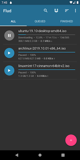 Flud - Torrent Downloader - Image screenshot of android app