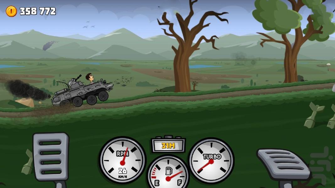 ماشین بازی تپه نوردی - عکس بازی موبایلی اندروید