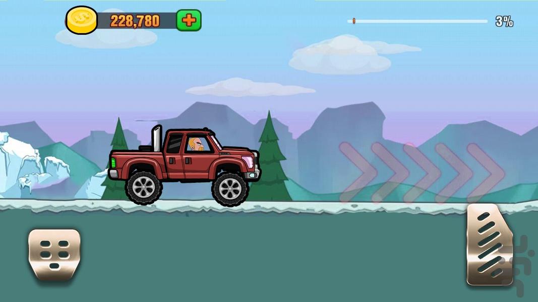 ماشین بازی تپه نوردی ۲ - عکس بازی موبایلی اندروید