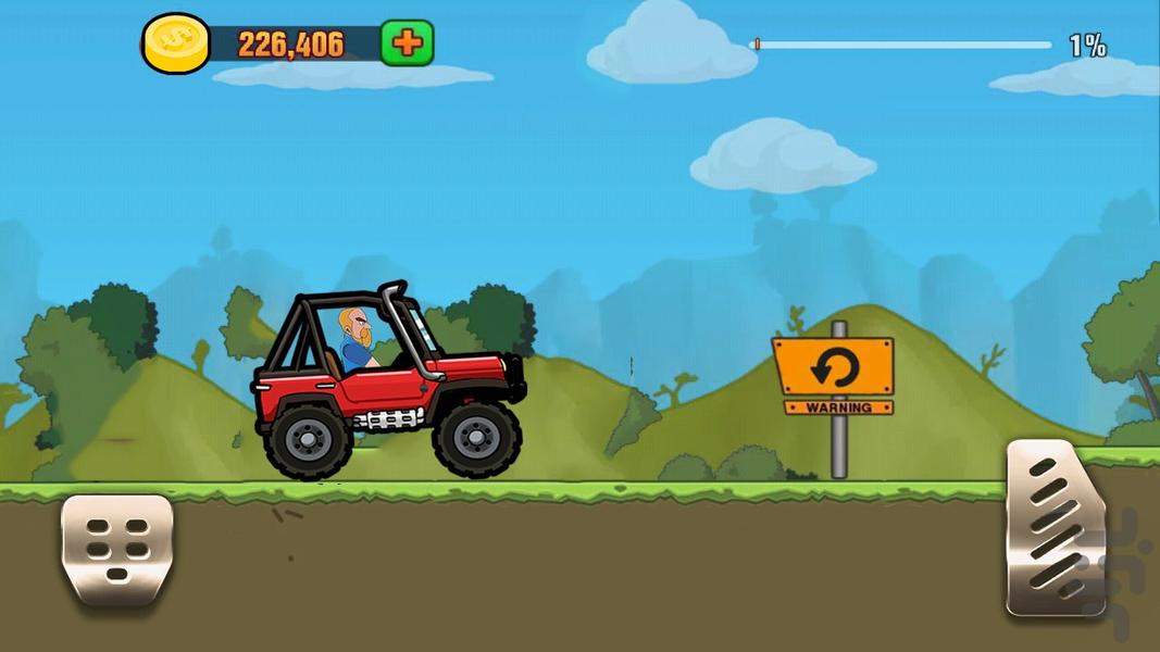 ماشین بازی تپه نوردی ۲ - عکس بازی موبایلی اندروید