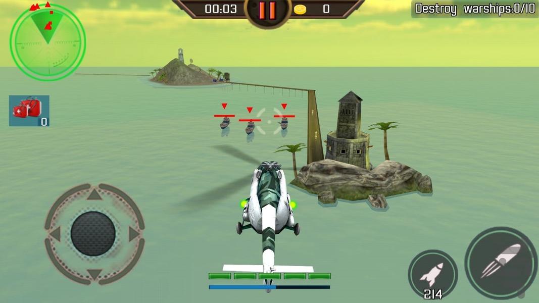 Nabard Shahin : Helicopter Shooter - Gameplay image of android game
