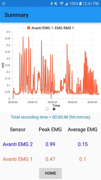 EMG Logger - عکس برنامه موبایلی اندروید