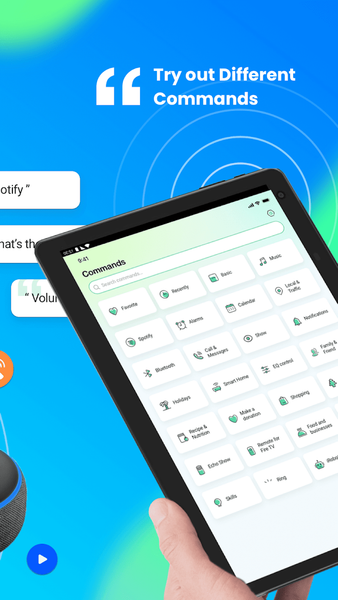 Voice Commands Assistant App - عکس برنامه موبایلی اندروید
