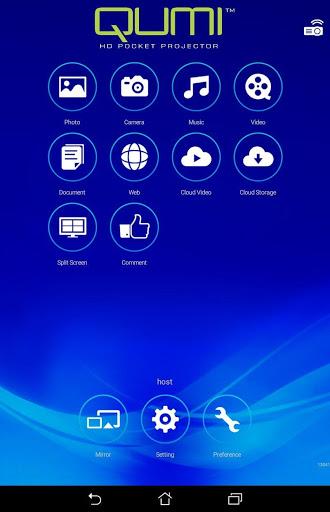 Vivitek QumiCast - Image screenshot of android app