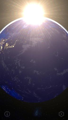 ۳D Earth & Real Moon - عکس برنامه موبایلی اندروید