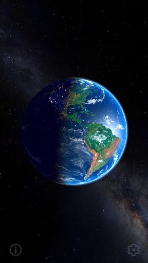 ۳D Earth & Real Moon - عکس برنامه موبایلی اندروید