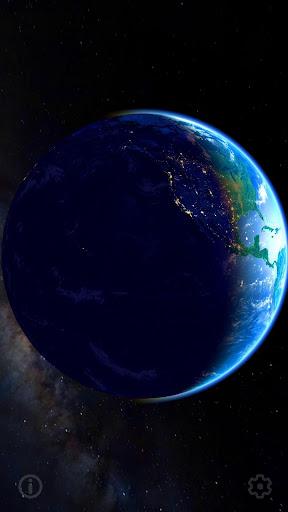 ۳D Earth & Real Moon - عکس برنامه موبایلی اندروید