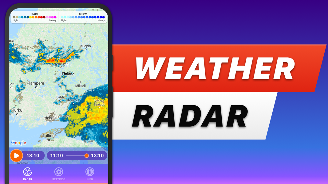 RAIN RADAR - weather radar - Image screenshot of android app