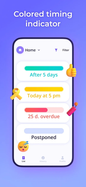 Housekeeping Chores tracker - Image screenshot of android app