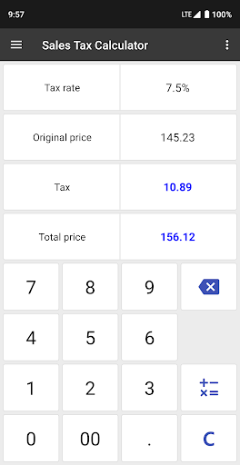ClevCalc - Calculator - Image screenshot of android app