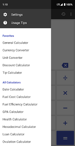 ClevCalc - Calculator - Image screenshot of android app