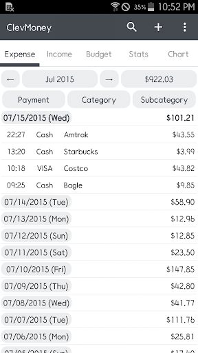 ClevMoney - Personal Finance - Image screenshot of android app