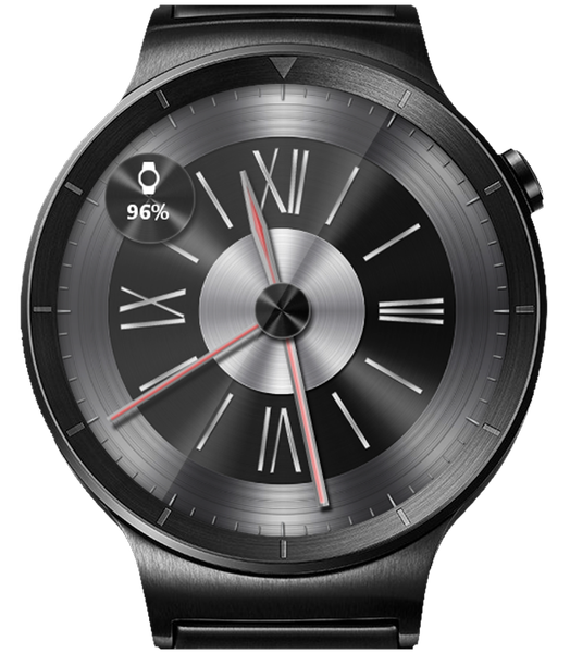 Brushed Metal HD Watch Face & - Image screenshot of android app