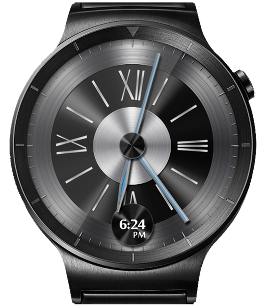 Brushed Metal HD Watch Face & - Image screenshot of android app