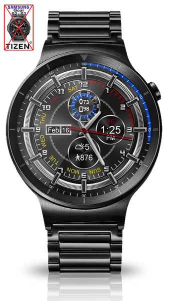 Chrono Shine HD Watch Face - Image screenshot of android app