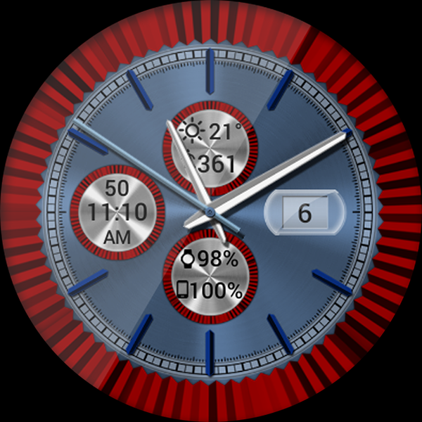 Classy Elegance HD Watch Face - Image screenshot of android app