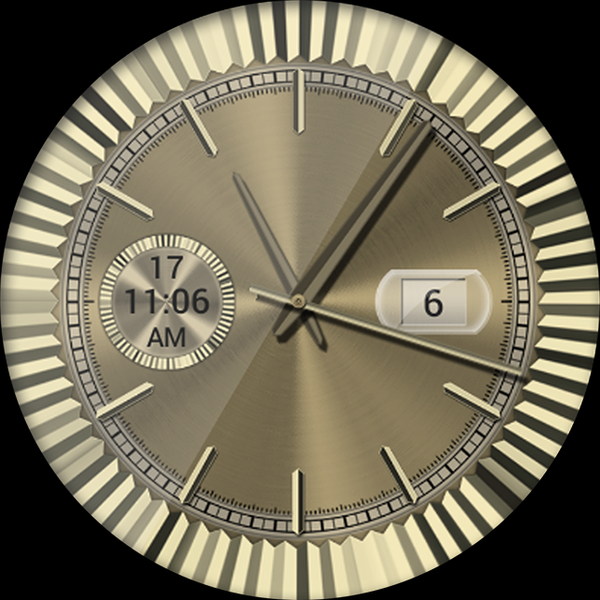 Classy Elegance HD Watch Face - Image screenshot of android app