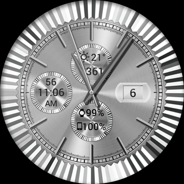Classy Elegance HD Watch Face - Image screenshot of android app