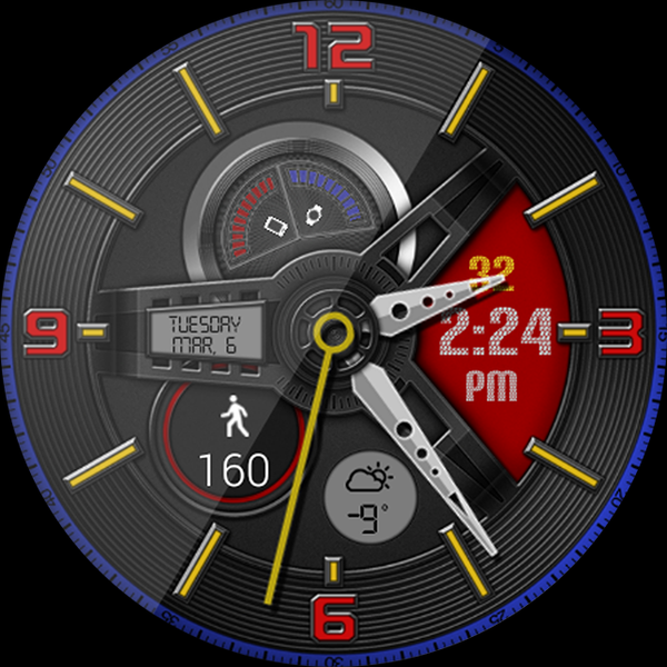Cruise Control HD Watch Face - Image screenshot of android app