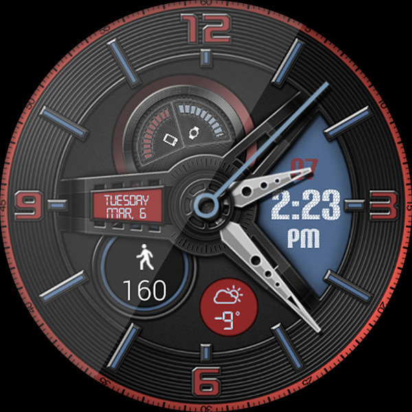 Cruise Control HD Watch Face - Image screenshot of android app
