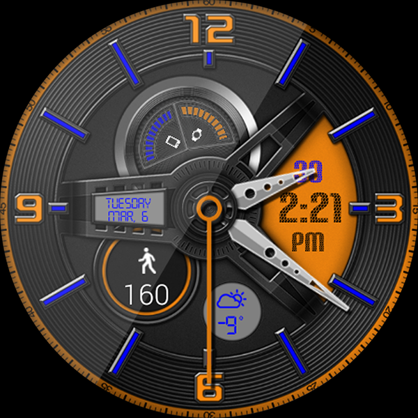 Cruise Control HD Watch Face - Image screenshot of android app