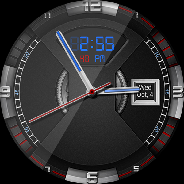 Dashing Gears HD WatchFace - Image screenshot of android app