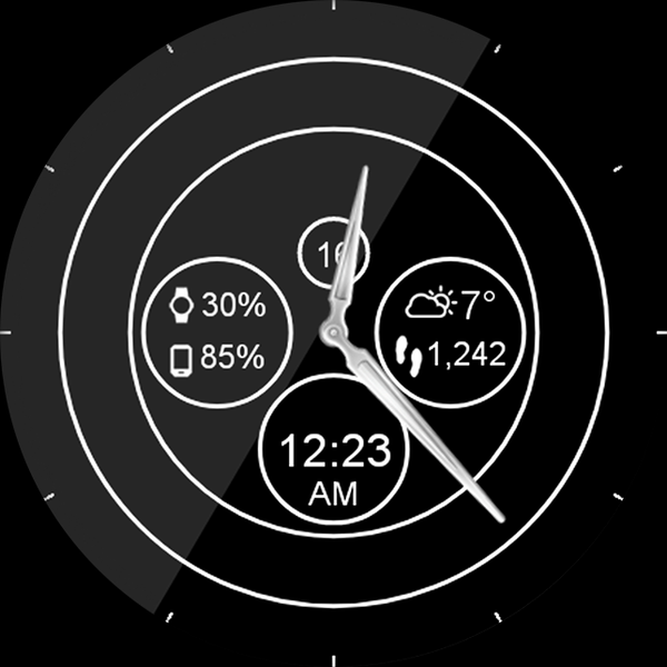 Diamond Bling HD Watch Face - Image screenshot of android app