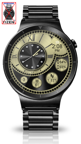 Diamond Bliss HD Watch Face - Image screenshot of android app