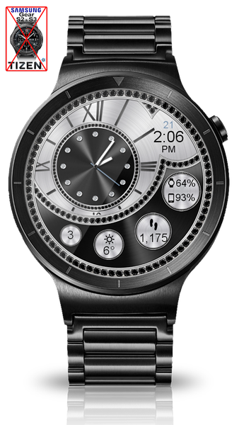 Diamond Bliss HD Watch Face - Image screenshot of android app