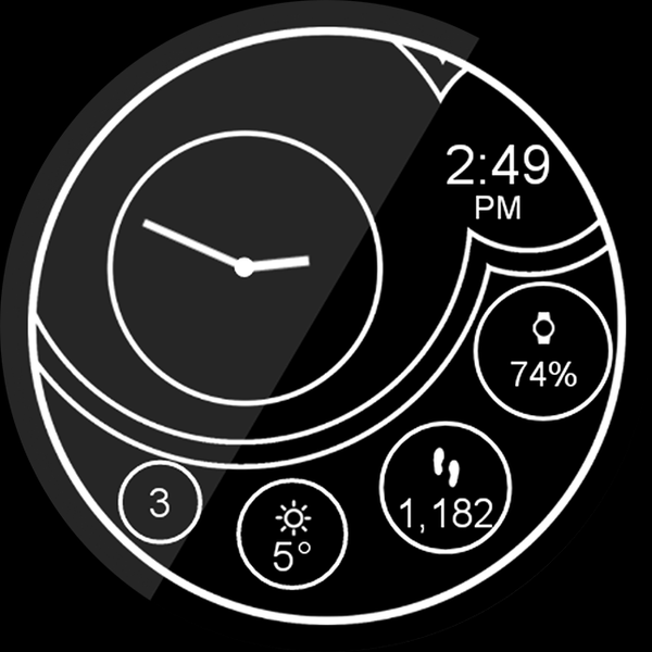 Diamond Bliss HD Watch Face - Image screenshot of android app