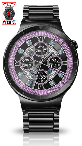 Diamond Glitz HD Watch Face - Image screenshot of android app