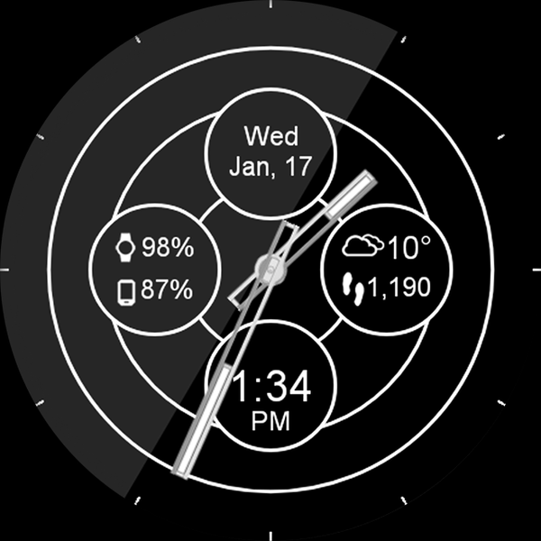 Diamond Glitz HD Watch Face - Image screenshot of android app