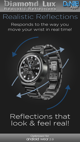 Diamond Lux HD Watch Face - Image screenshot of android app
