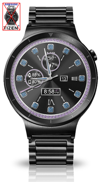 Diamond Lux HD Watch Face - Image screenshot of android app