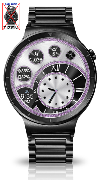 Diamond Ritz HD Watch Face - Image screenshot of android app