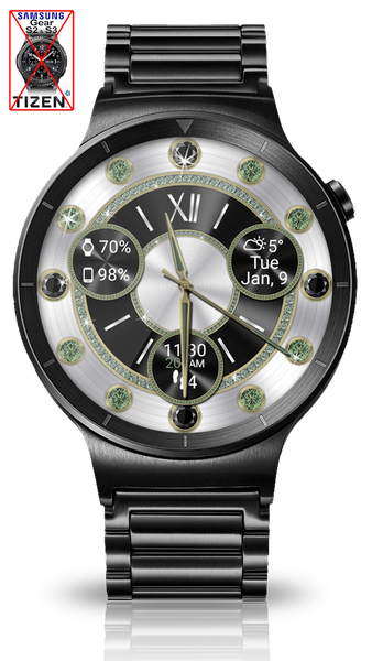 Diamond Royale HD Watch Face - Image screenshot of android app