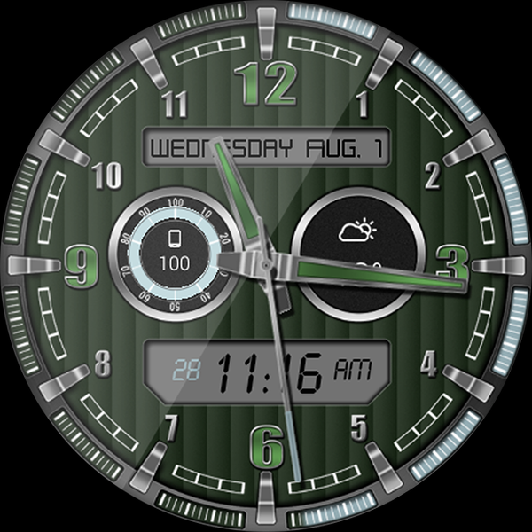 Digi-Gen HD Watch Face - Image screenshot of android app