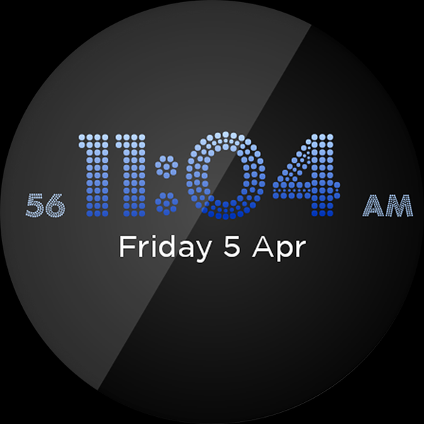 Dot Face HD Watch Face - Image screenshot of android app
