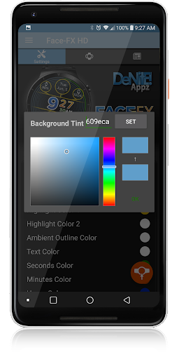 Face-FX HD Watch Face - Image screenshot of android app