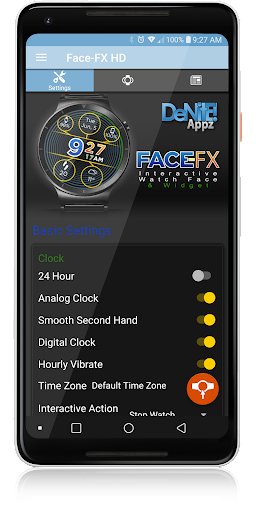Face-FX HD Watch Face - Image screenshot of android app