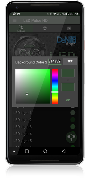 LED Pulse HD Watch Face - Image screenshot of android app