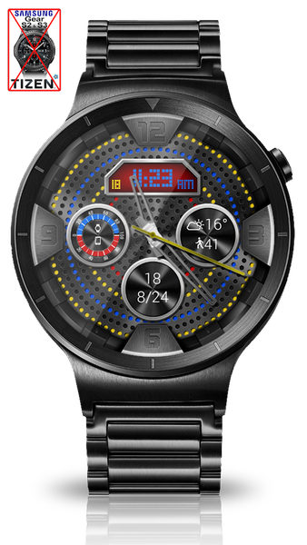 LED Pulse HD Watch Face - Image screenshot of android app