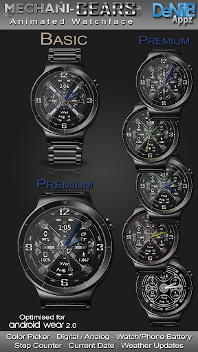 Mechani-Gears HD Watch Face - Image screenshot of android app