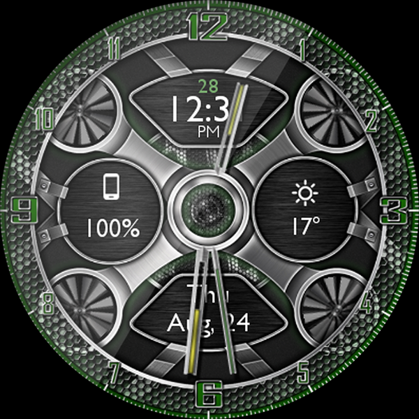 Mesh Gears HD Watch Face - Image screenshot of android app
