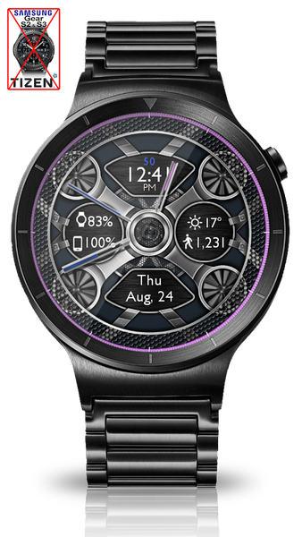 Mesh Gears HD Watch Face - Image screenshot of android app